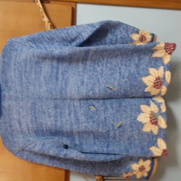 story book knits floral spring cardigan - Picture 3 of 4